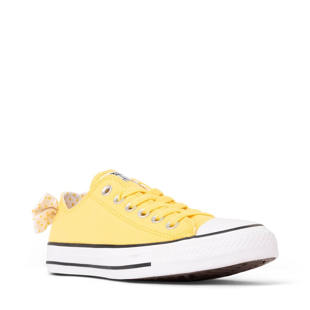 NEW Converse Chuck Taylor All Star Bow Low-Top Sneaker Yellow Womens