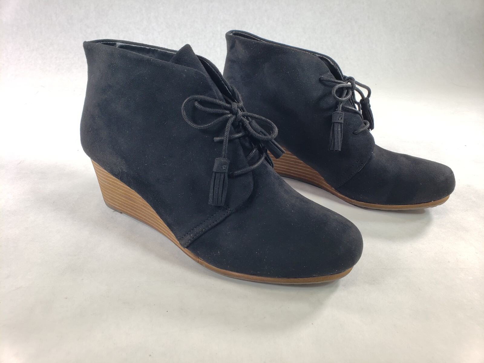 Dr. Scholl’s Shoes Women’s Dakota Boot Black Microfiber Suede 10 M US