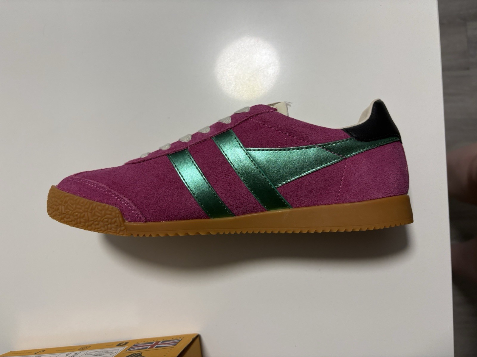 Gola Elan Glitz Trainer Women’s Lace-Up Low Top Sneaker Fuchsia CLB790KN206