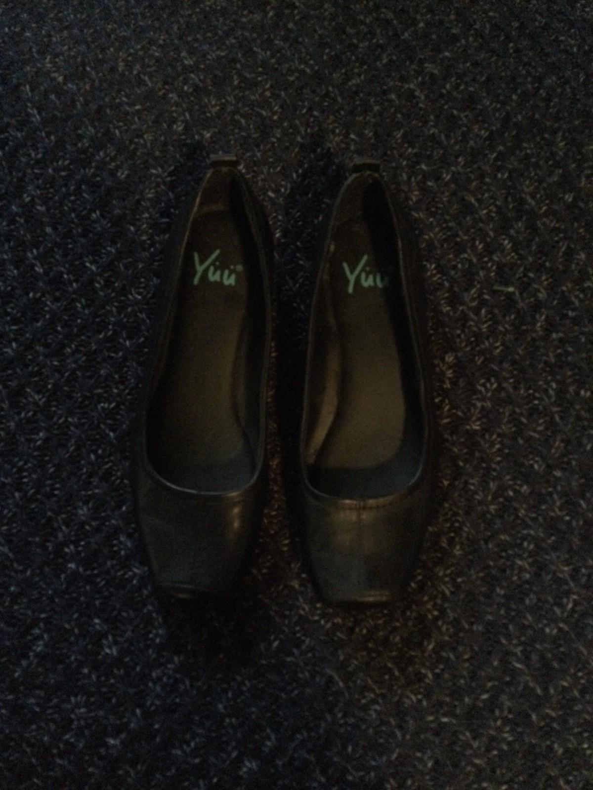 Yuu Yuu Womens shoes black leather