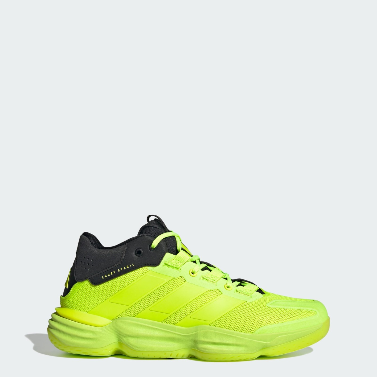 adidas Court Stabil Indoor Shoes support & ventilation Lemon sneackers M9/ W10