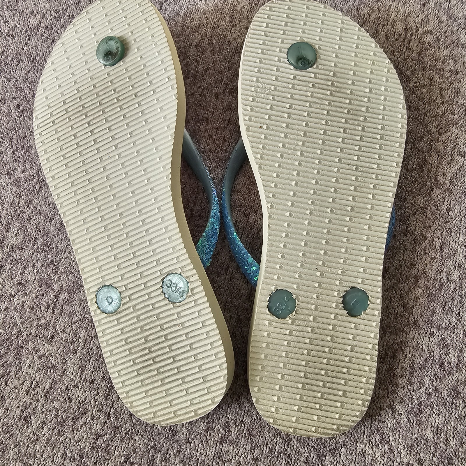 havaianas Slim Glitter Girls USA 3/4Y 33_34