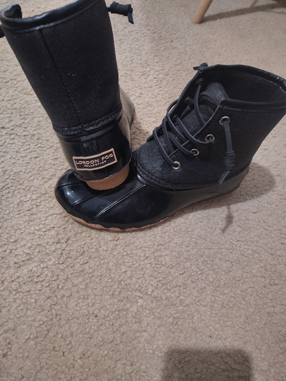 London fog rain boots