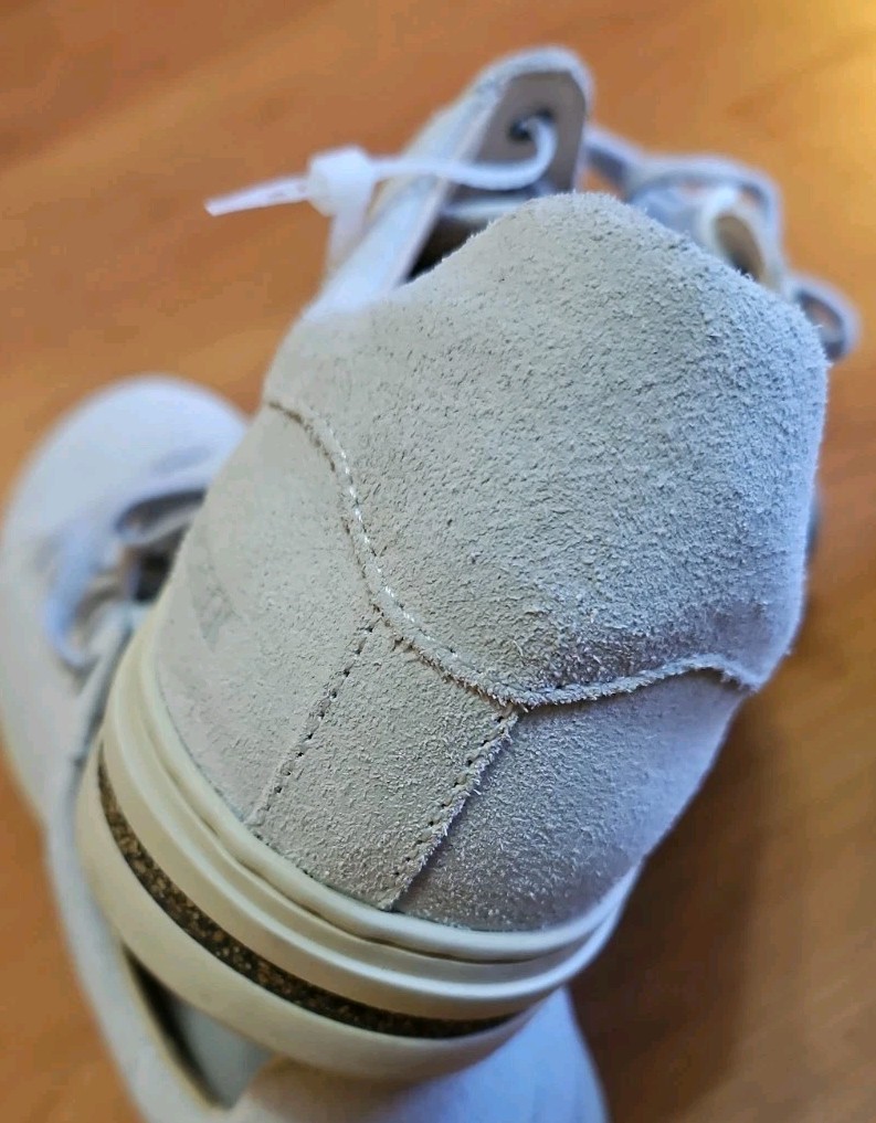 Birkenstock Bend Low Suede Leather Sneakers Antique White 39 Women’s 8 Men’s 6