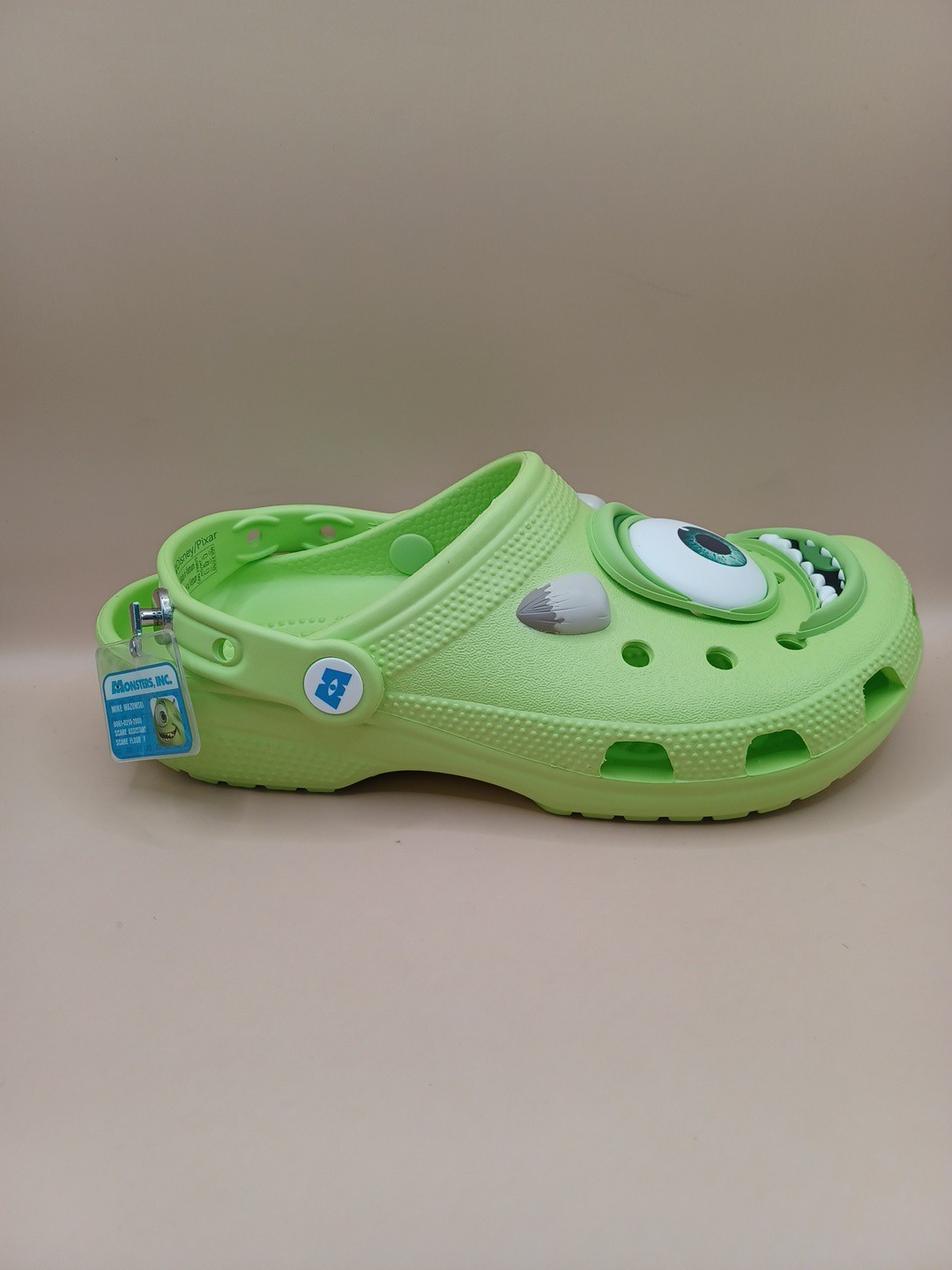 Crocs Monster Inc Mike Wazowski Classic Clog-Green Size Men 5 Women 7 US
