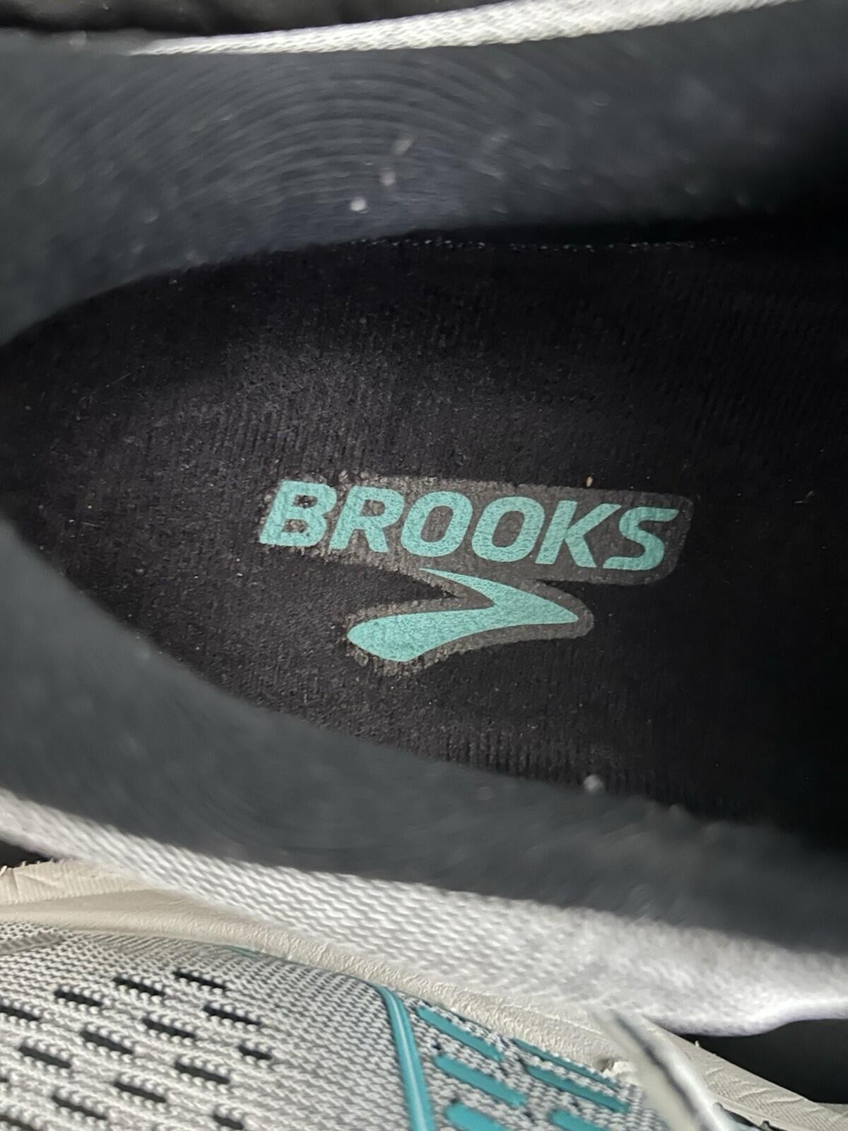 Brooks Adrenaline GTS 21 Women’s Running Shoes – Gray/Teal – Size 8.5