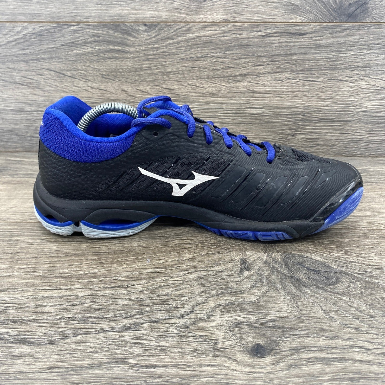 Mizuno Wave Lightning Z4 Women Volleyball Shoes Size 8 Blue Athletic Sneakers