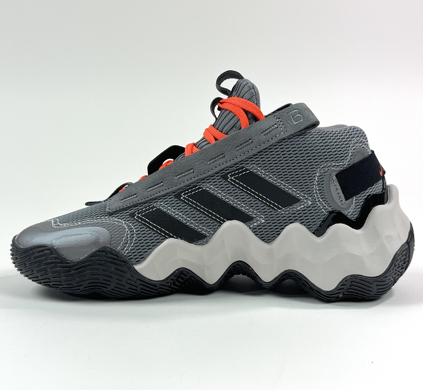 Adidas Exhibit B Parker PE Womens Size 8.5 Gray Sneakers Shoes Athletic GZ2351