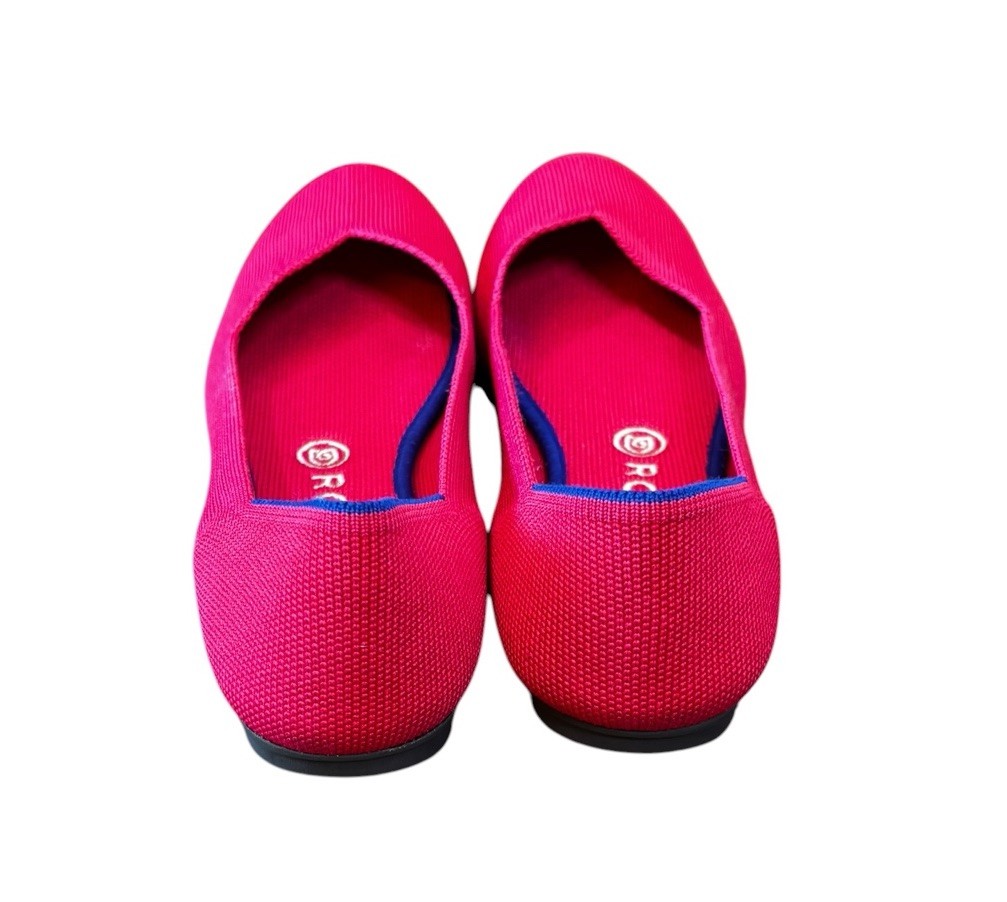 Rothys The Daily Flat Pink Size 6 Washable Slip On Ballet Flats Walking Travel
