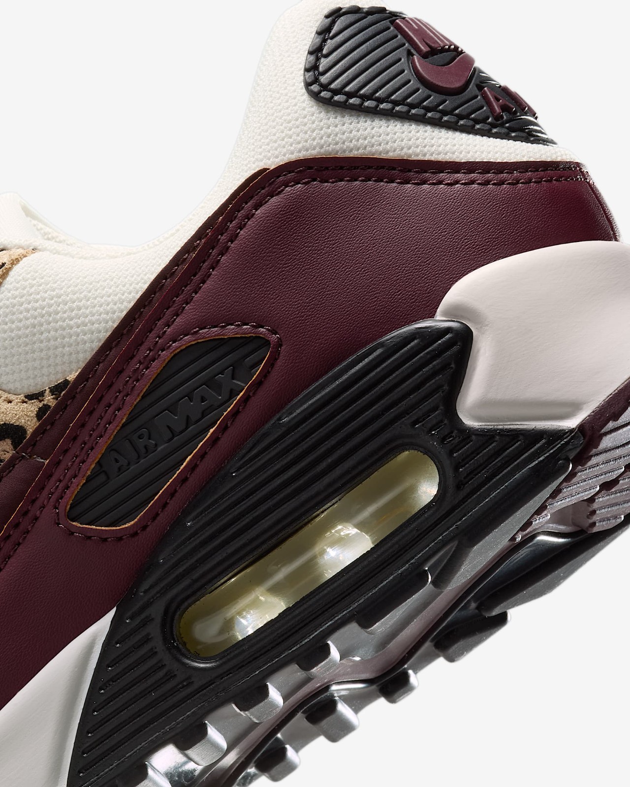 NIKE Women’s Air Max 90 IF1619-102 Sail Black Burgundy Crush