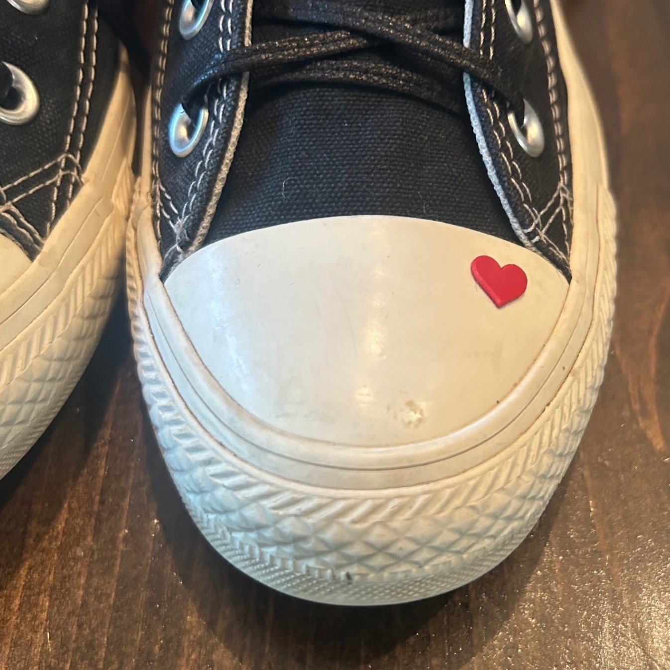 Converse Chuck Taylor All Star 8 Love Fearlessly High Top Hearts Y2K Streetwear