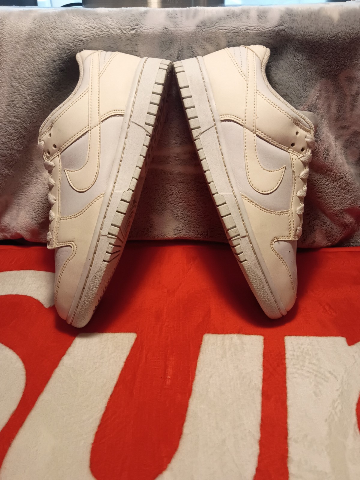 Nike Dunk Low Women’s Size 8 White Sail Coconut Milk Excellent Condition.