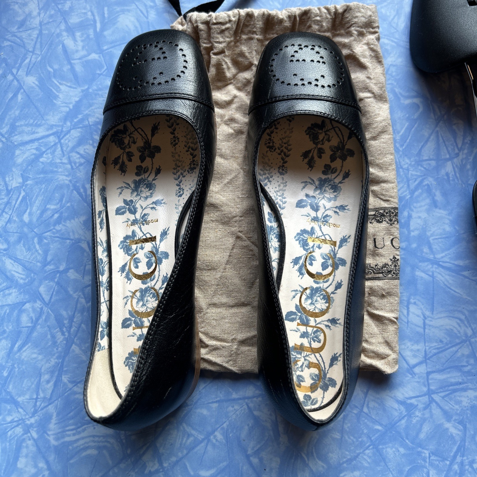 Gucci Ballet Slippers Black 371/2