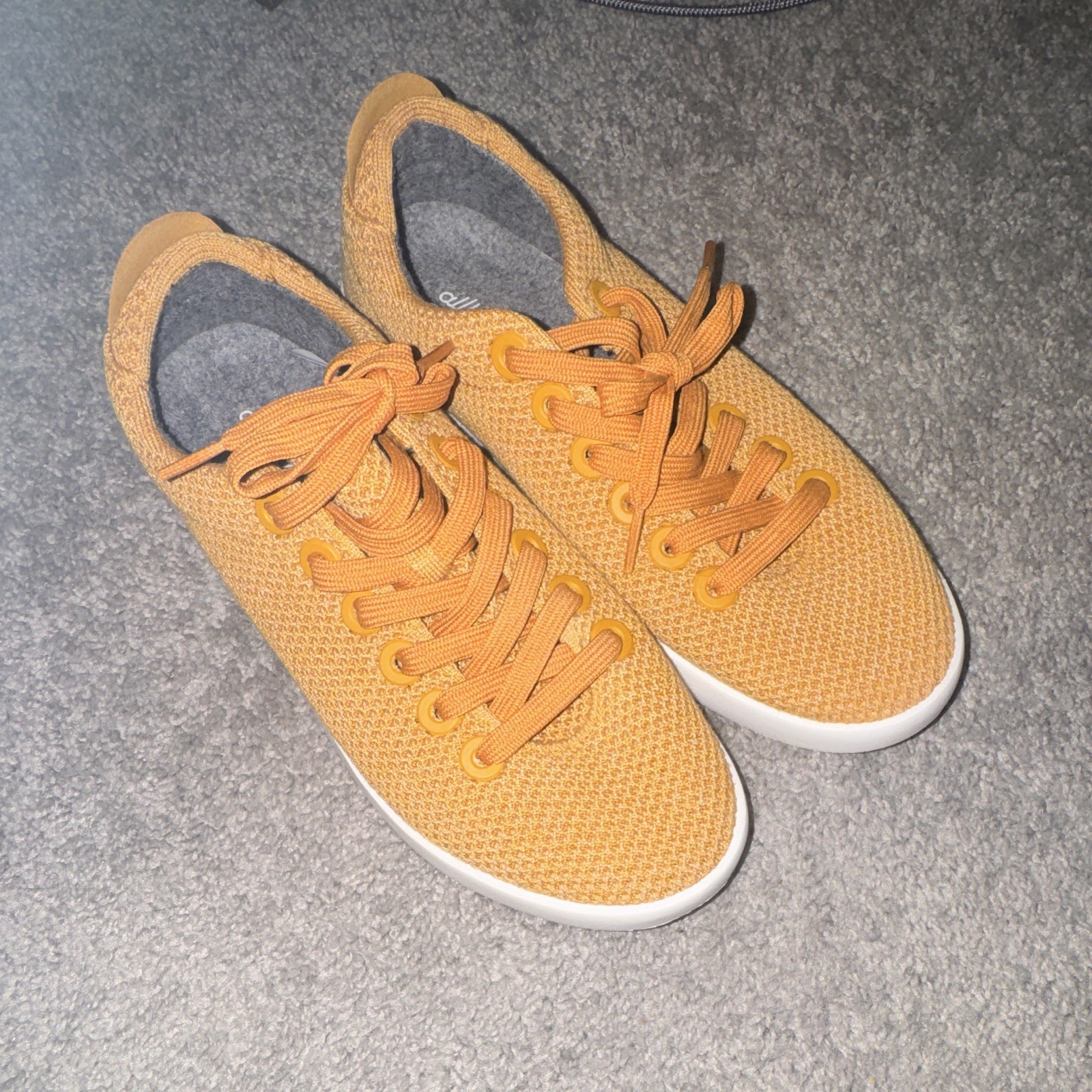 ⭐️PLS READ⭐️ ALLBIRDS Tree Piper Yellow shoes women’s size 8 (W8/UK 5/EU 38)