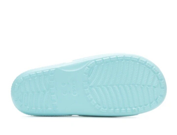 Crocs Men’s Women’s Classic Slides Ice Blue Size M10/W12 Standard Fit