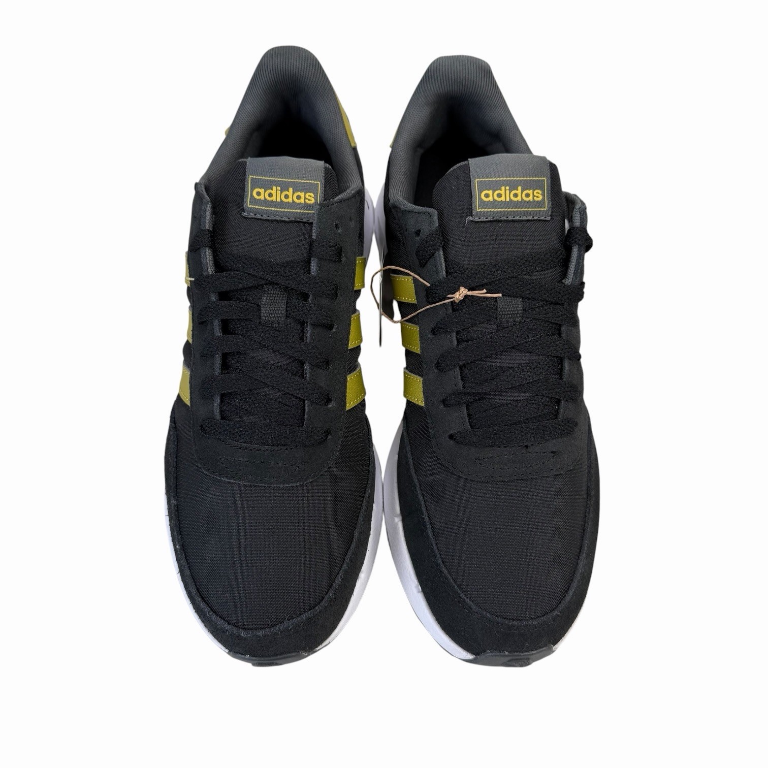 Adidas Run 60s 2.0 Core Black Cloud White Gold Shoes GX1714 Women’s Sizes 6 – 10