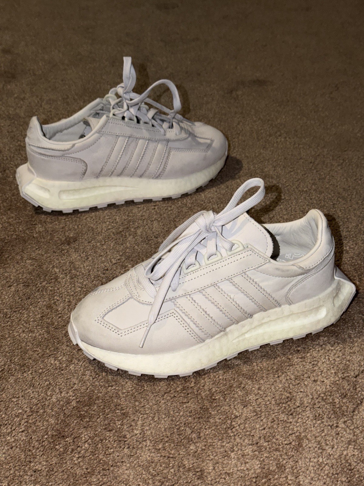adidas Retropy E5 GW9421 Off White Boost Sneakers Womens 5.5