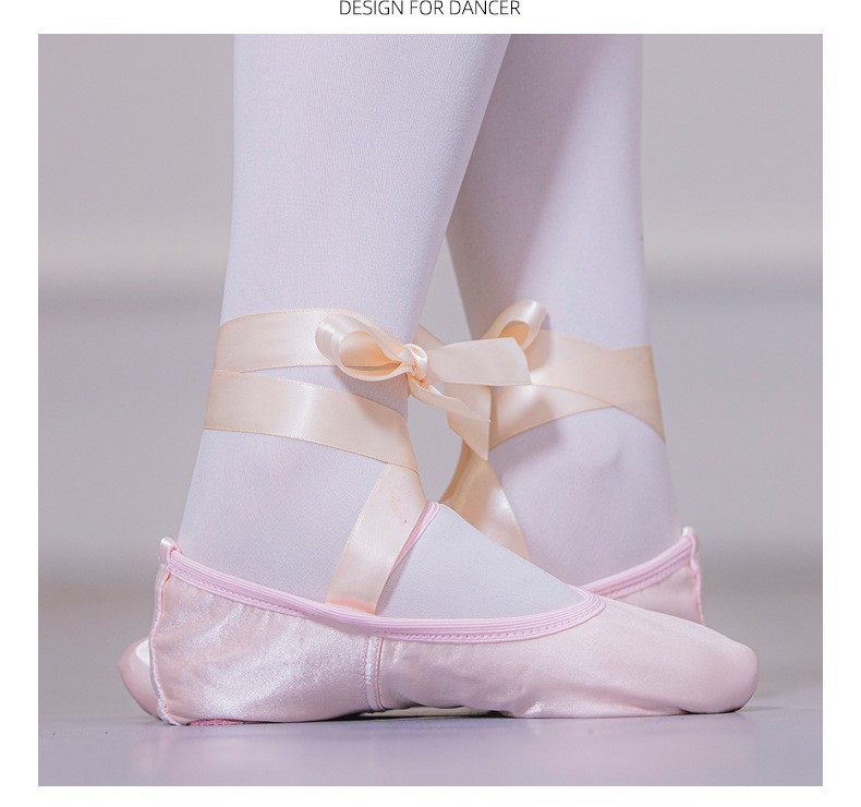 BALLET SLIPPERS Breathable Lightweight Sation DANCE Shoes For Girls WOMEN YOGA