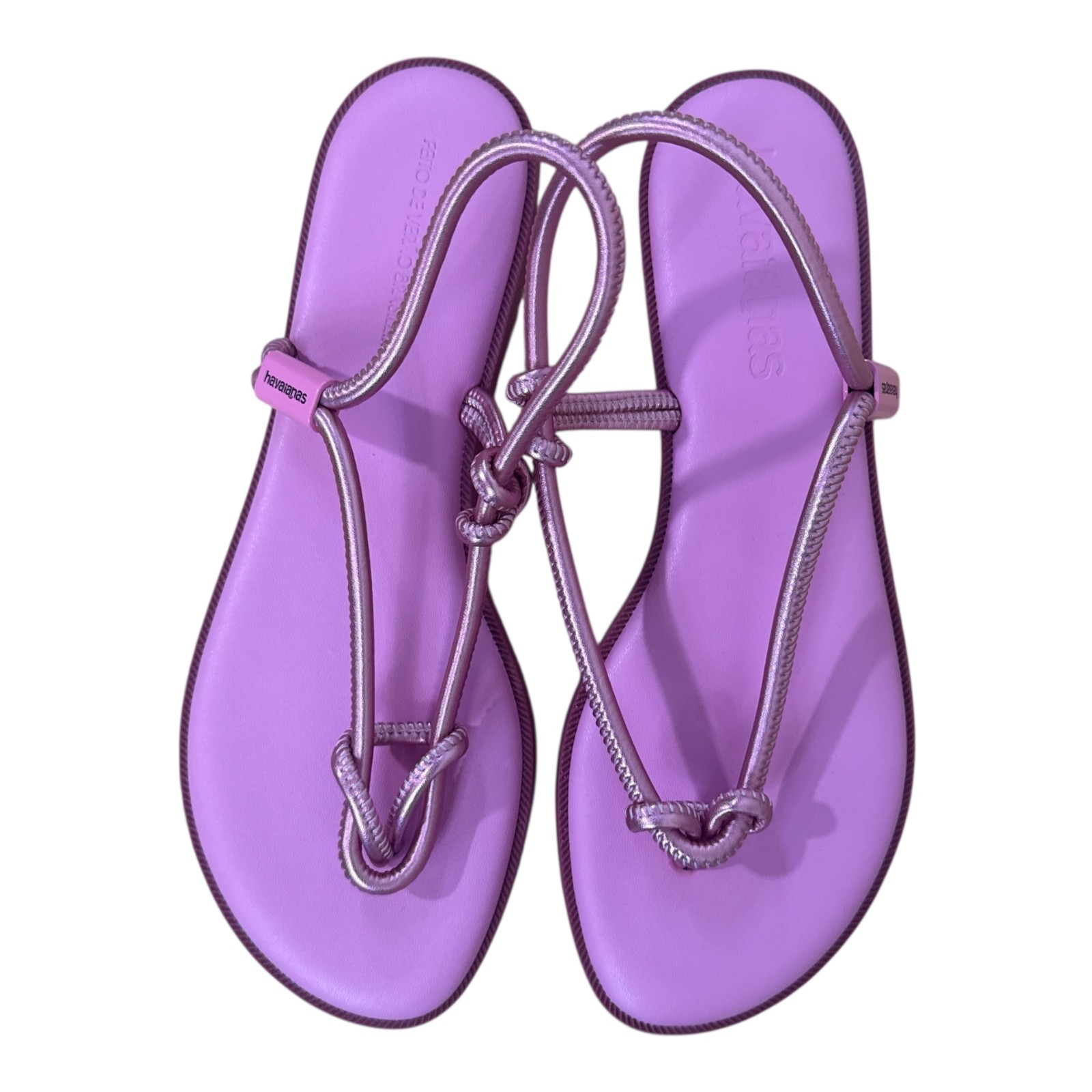 Havaianas Una Acai Eur Sandals in Pink Size US 10 EUC
