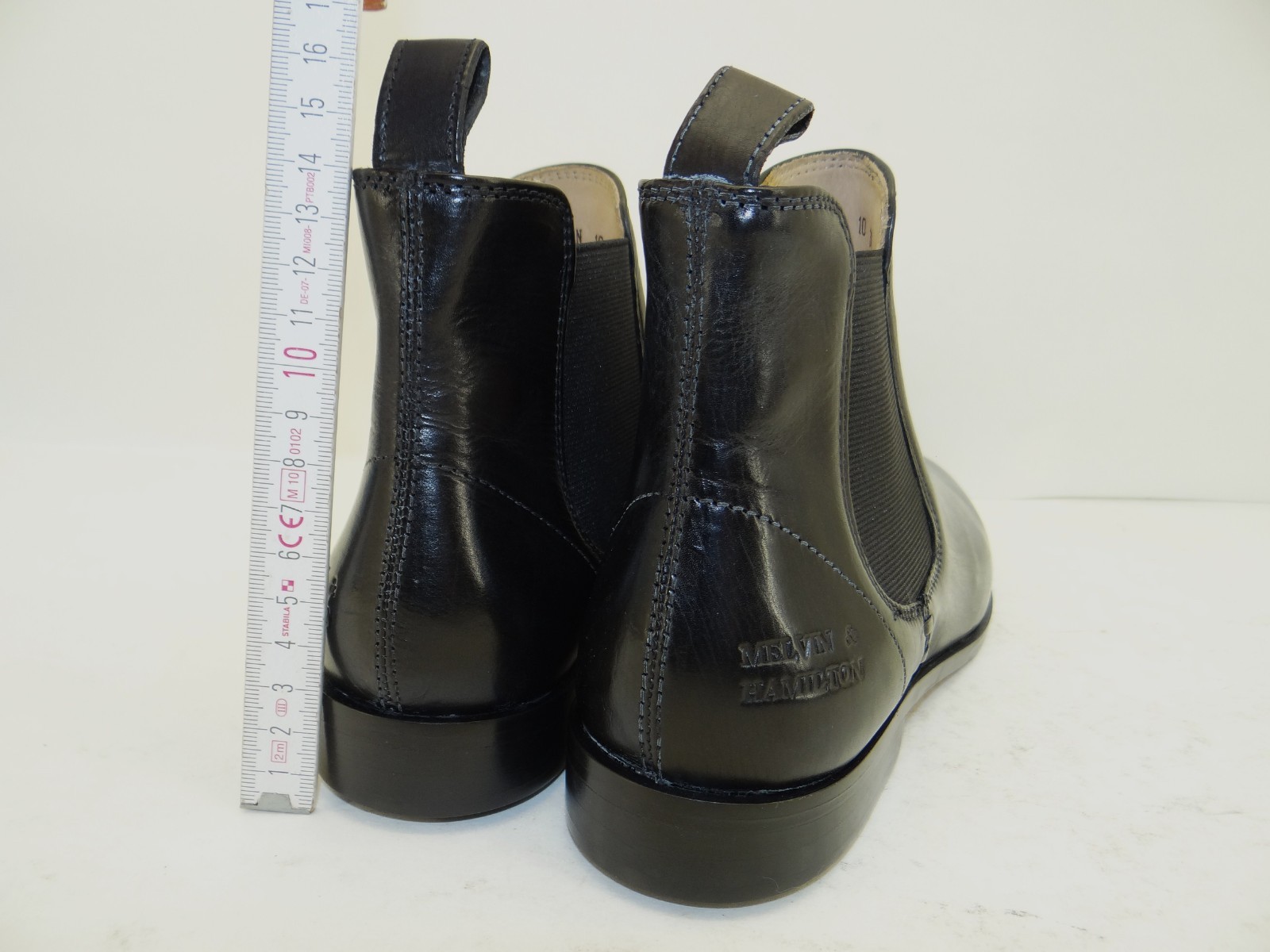 Melvin & Hamilton Susan 10 Chelsea ankle boots women’s leather size 40 black