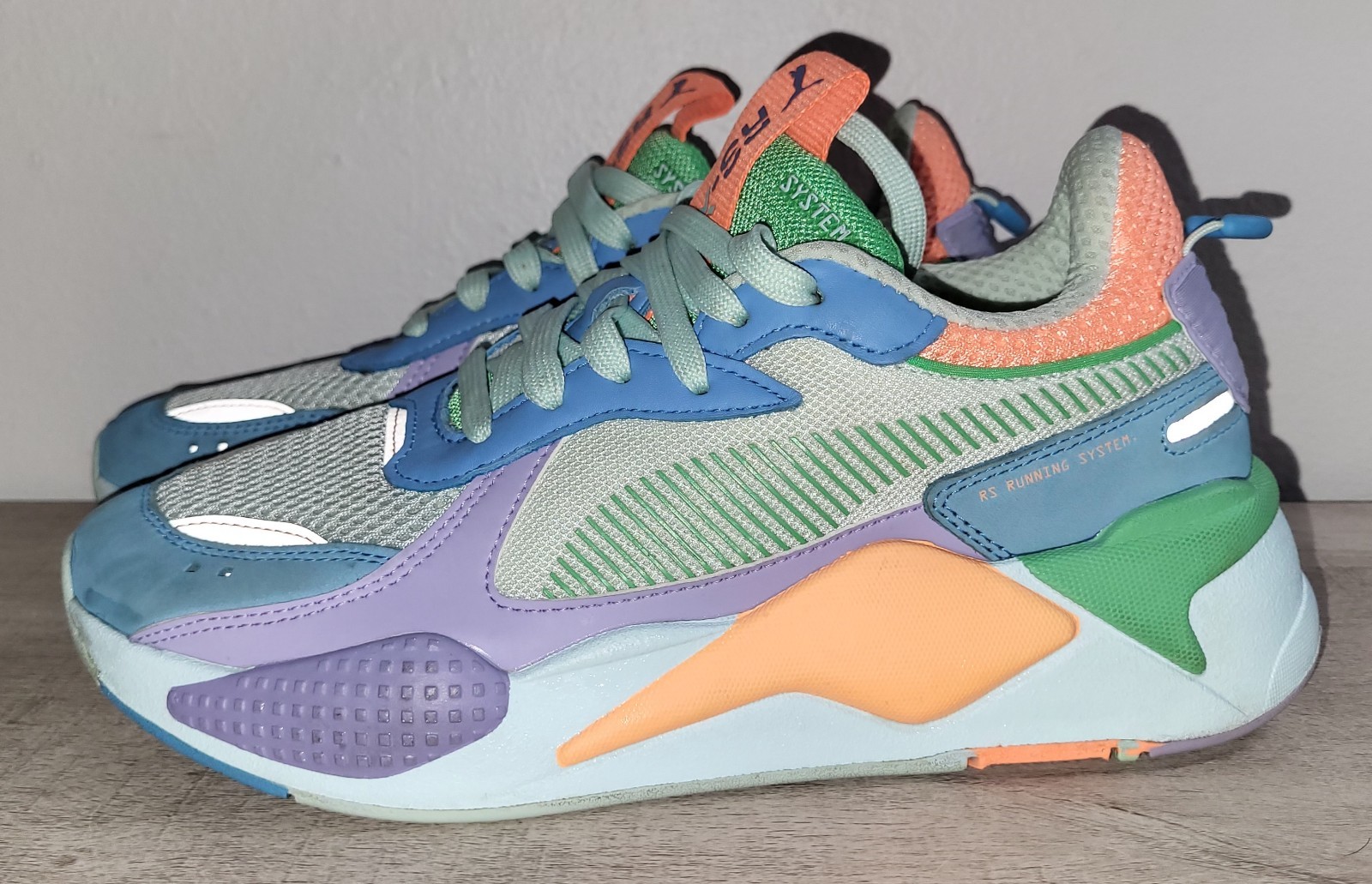 PUMA RS-X Running System Shoes Bonnie Blue Lavender 370750-08 Womens Sneakers 9