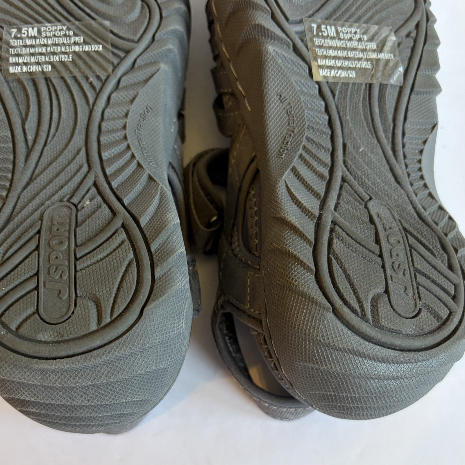 Jambu JSport POPPY Grey Sport Sandals New Womens Shoes, Size 7.5