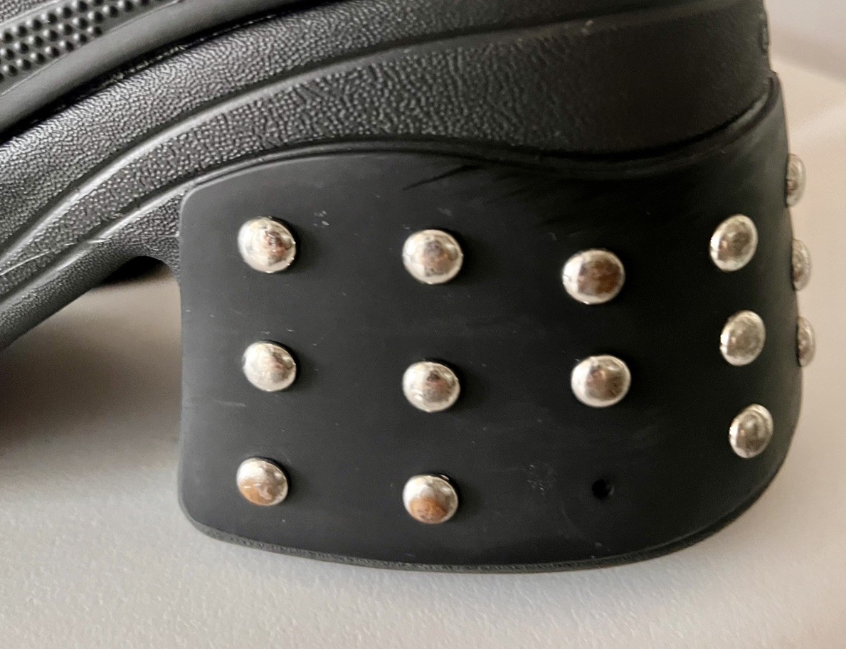 Crocs Siren Studded Platform Clogs Black Women’s 10 Men’s 8 Goth Punk Rare