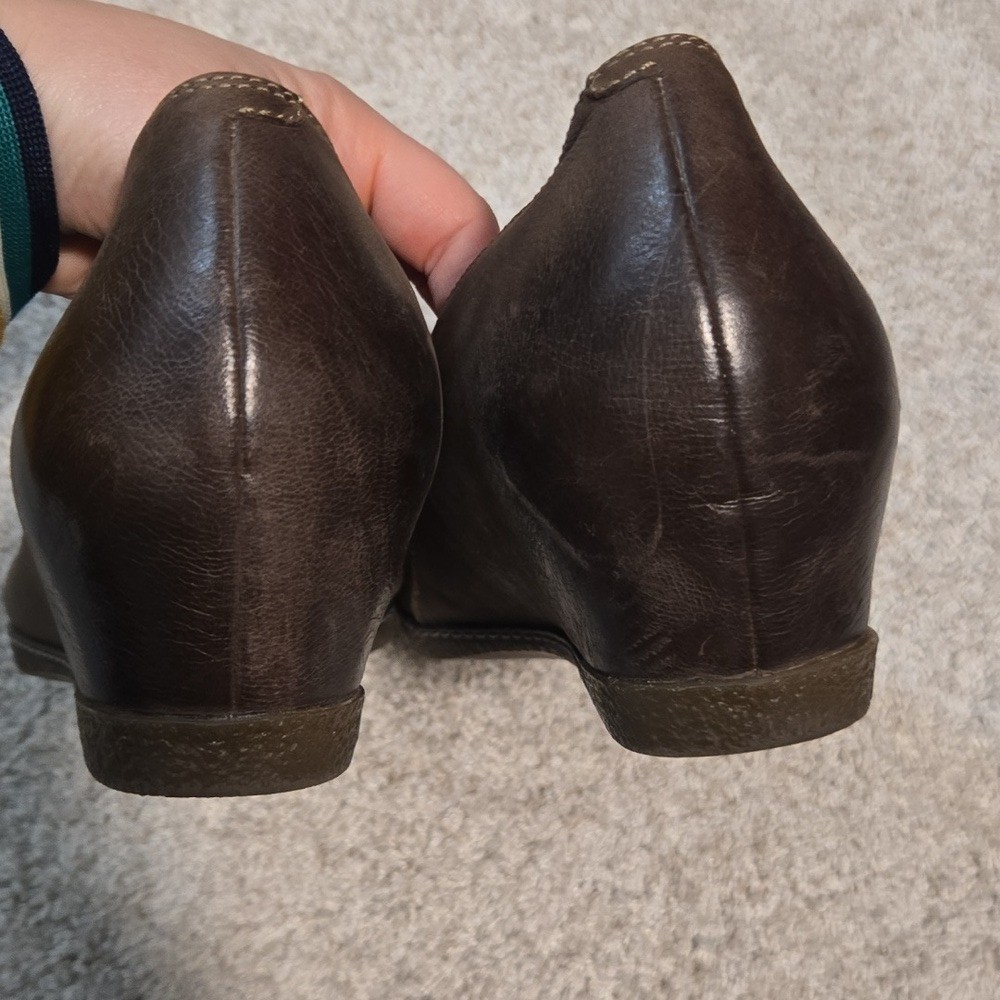 Dansko Brown Omber Leather Clogs