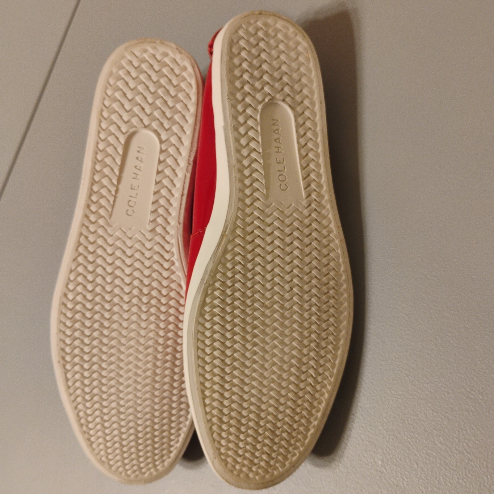 Cole Haan Pinch Maine Classic 7 1/2 Red Pantend Leather Pennie Loafer
