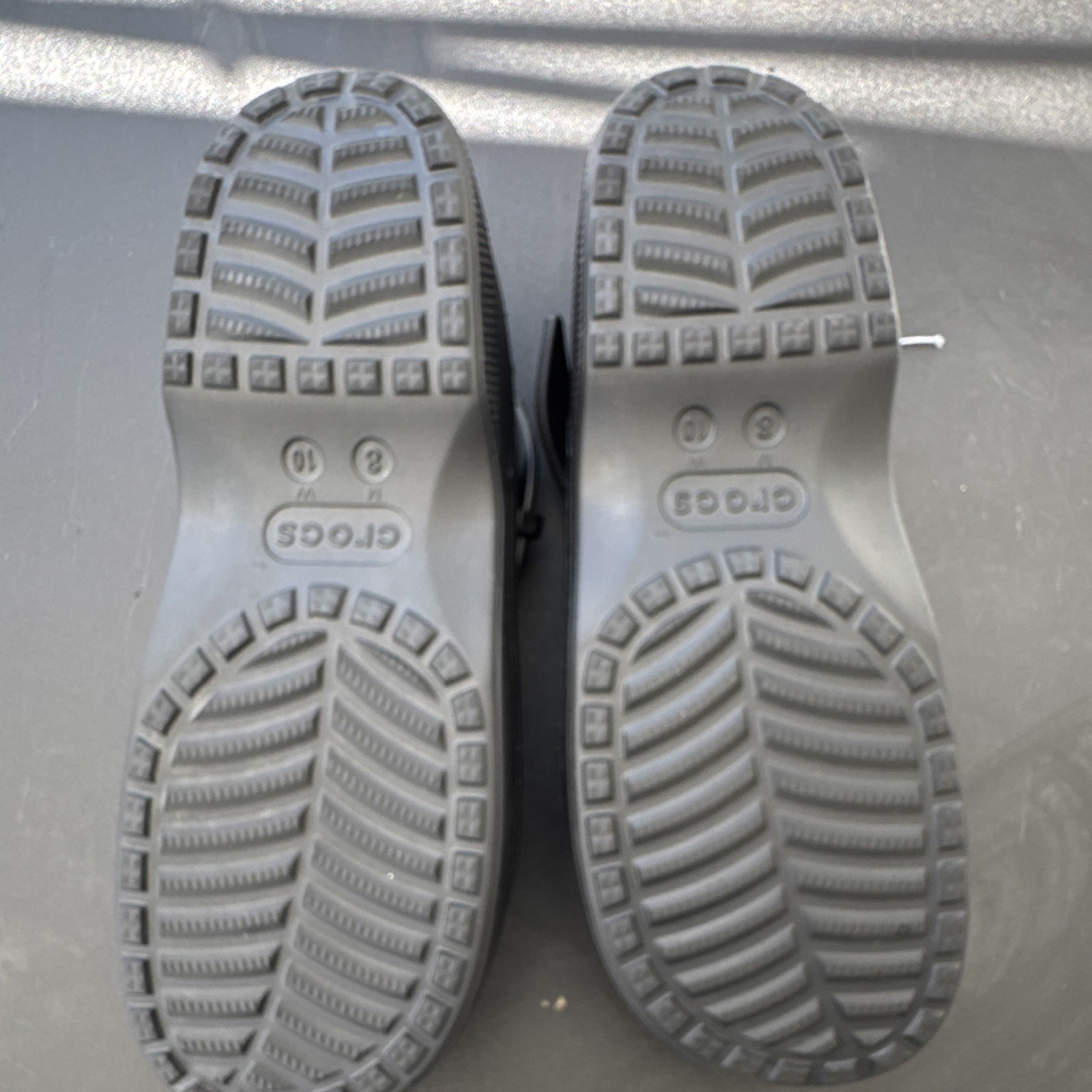 Crocs Women’s Black Mary Jane Platform Sandals Buckle Strap Plastic Logo