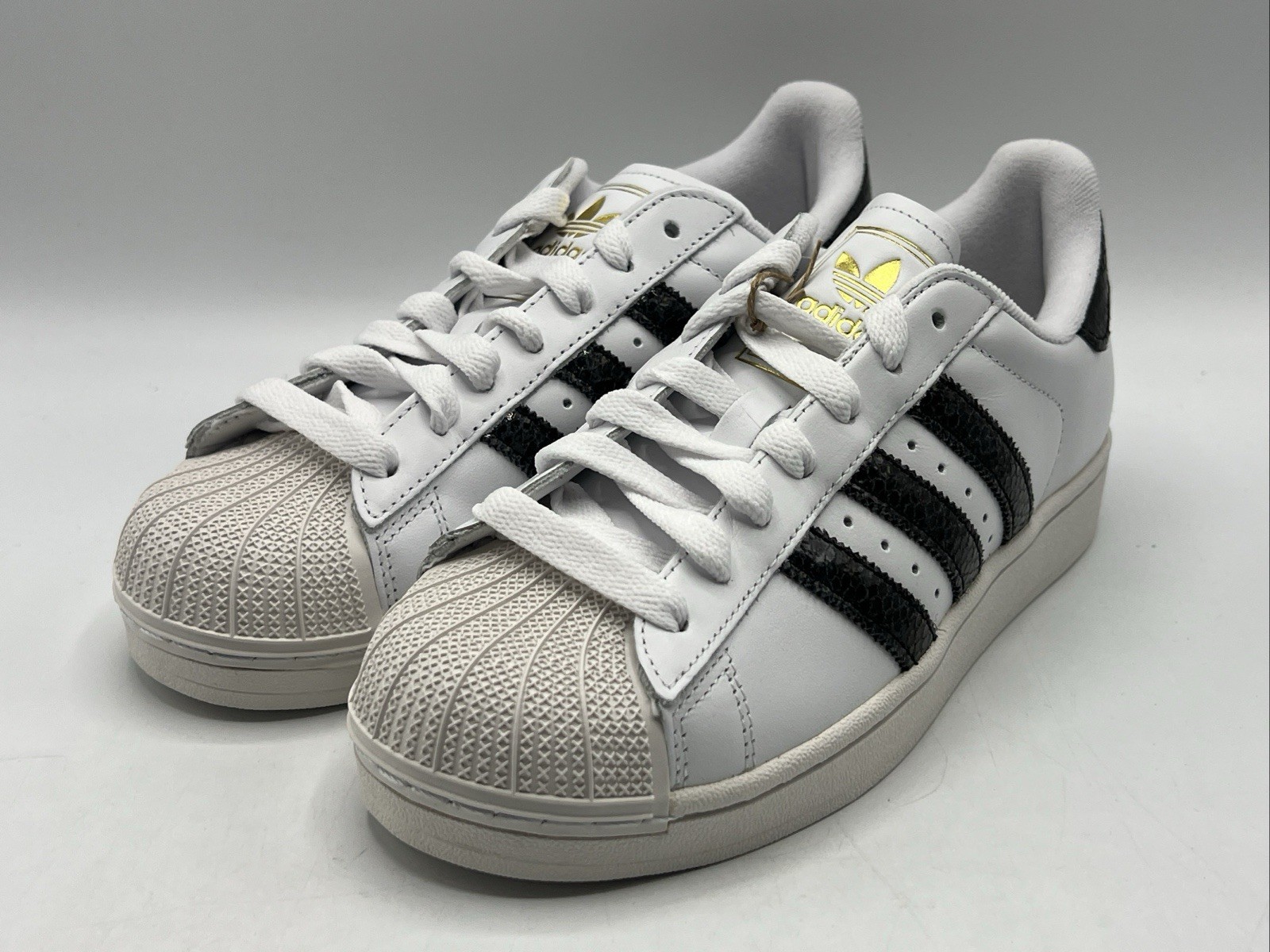 Adidas Superstar II Women’s Size 9.5 White Black Sneakers JP8162 New in Box