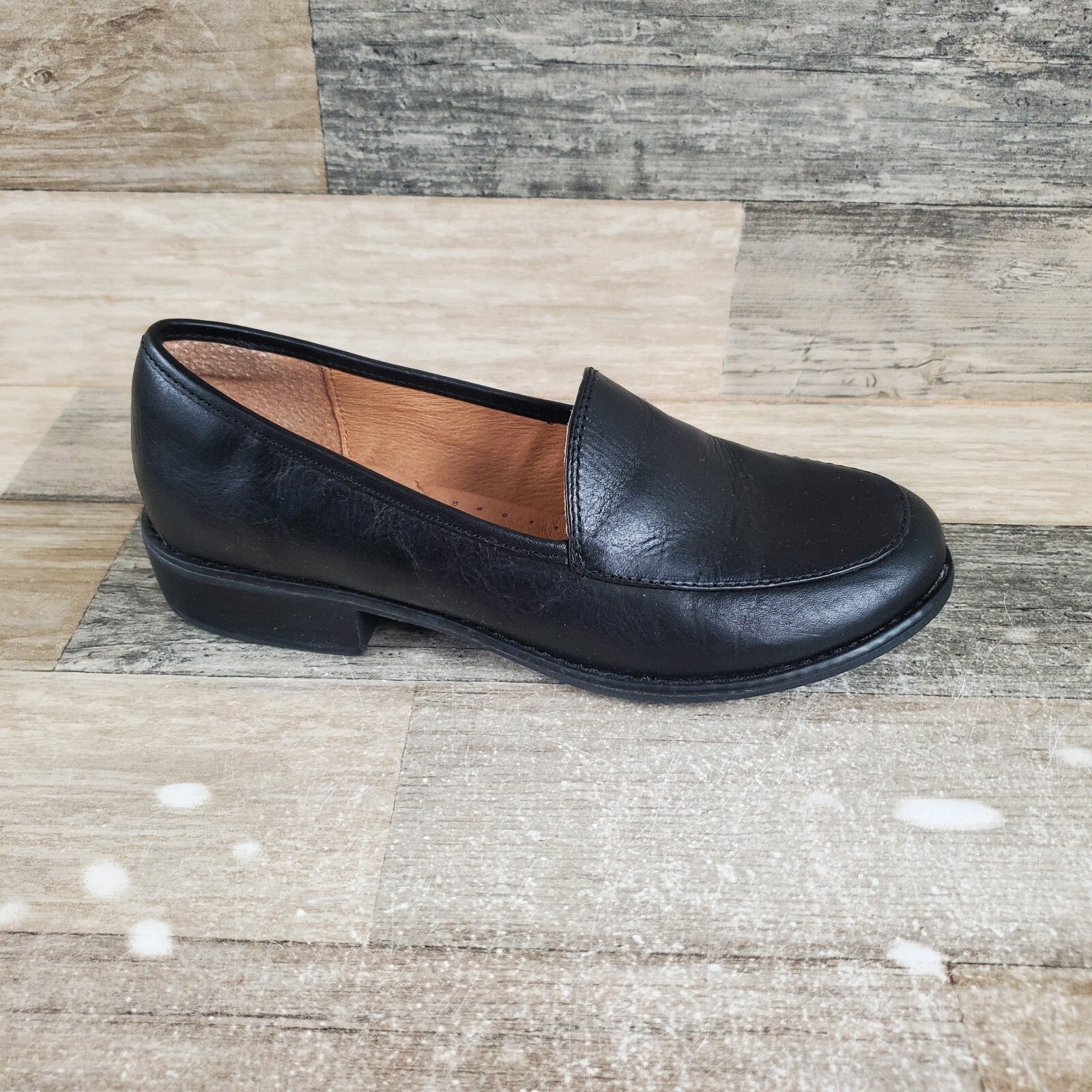 Sofft Napoli II Womens Loafers Sz 6 M Comfort Black Round Toe Slip-On Shoes