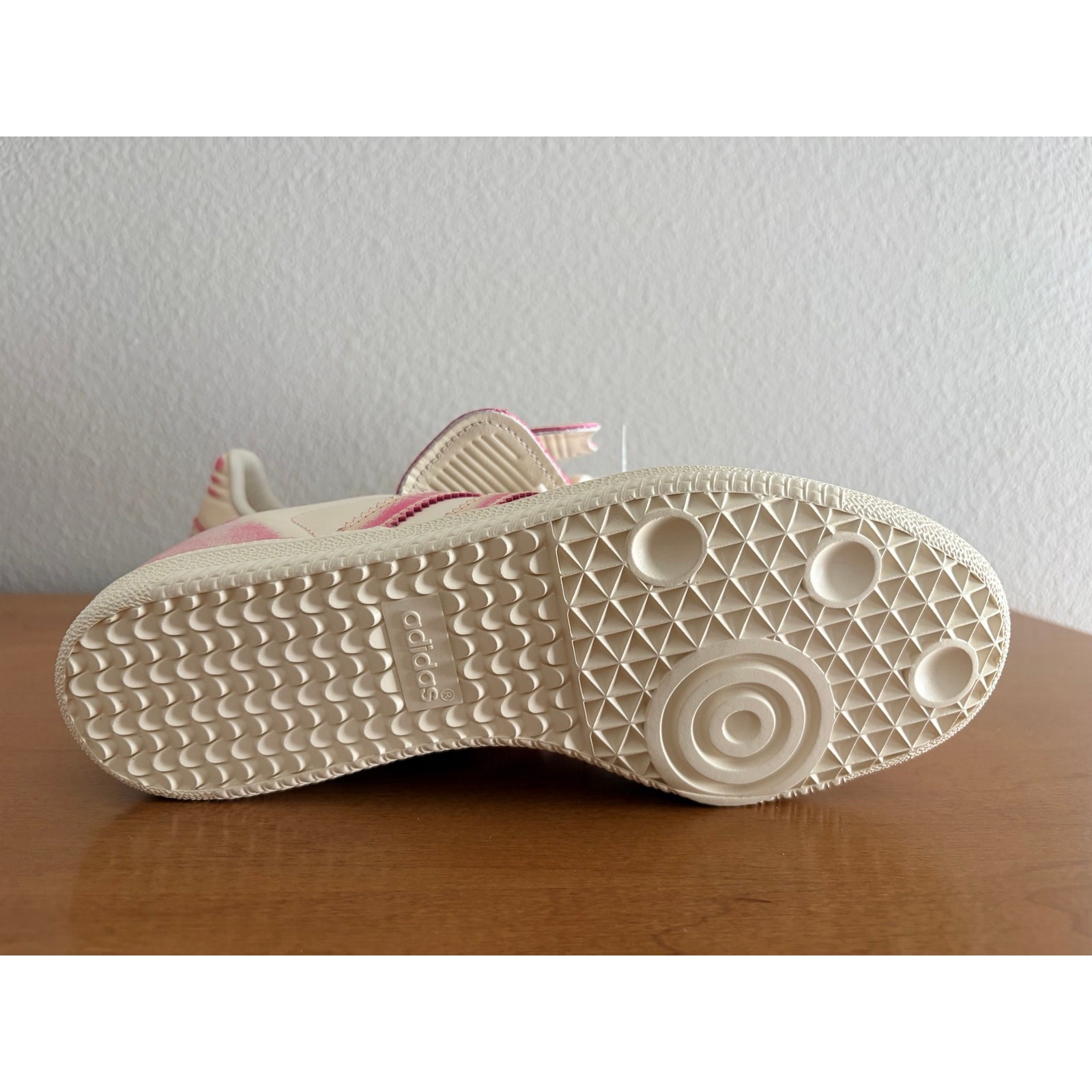 Adidas Samba LT Distressed Pack Cream/Shock Pink Womens 8 JR5998