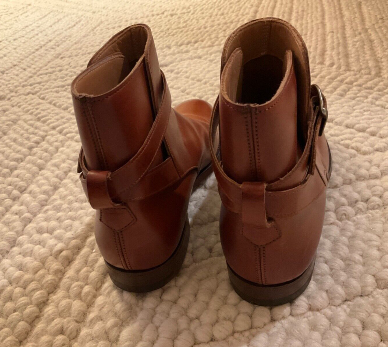 CROCKETT & JONES HOLLY CHESTNUT BROWN JODHPUR ANKLE BOOTS SIZE UK 6.5