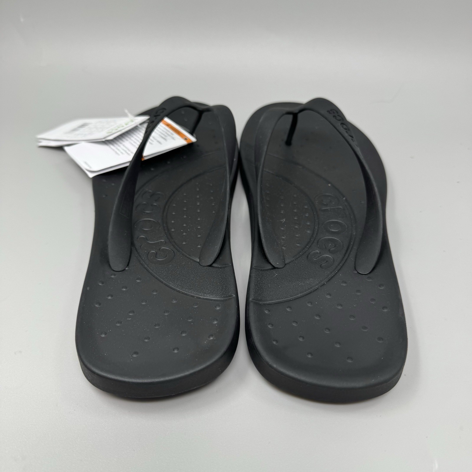 Crocs Flip Thong Sandal Unisex Adults – Black Men’s 10 Womens 12 New