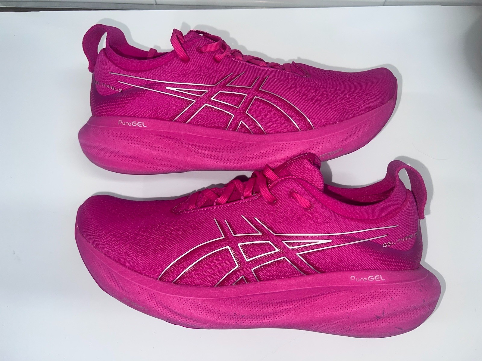 Asics Gel-Nimbus 25 Womens Running Shoes Pink 1012B356 US 11.5 UK 9.5 EUR 44
