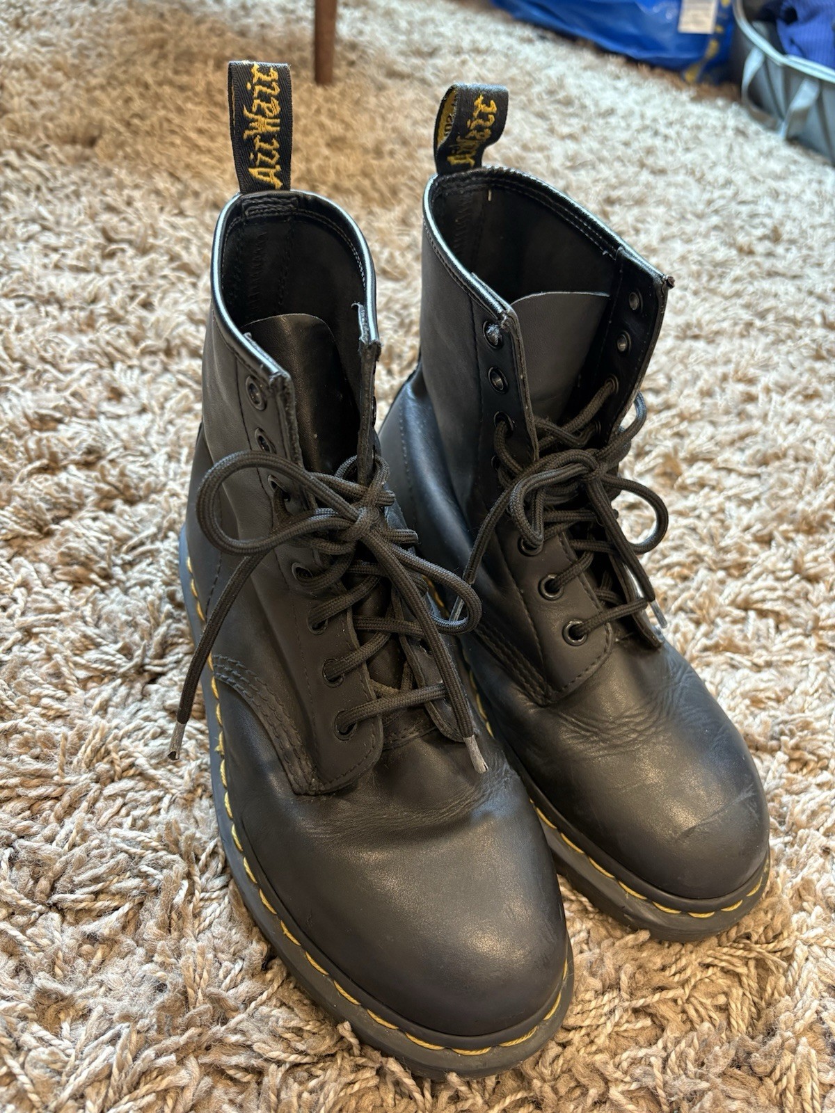 Dr. Martens Women’s Lace Up Boots Black US 6 EU 38