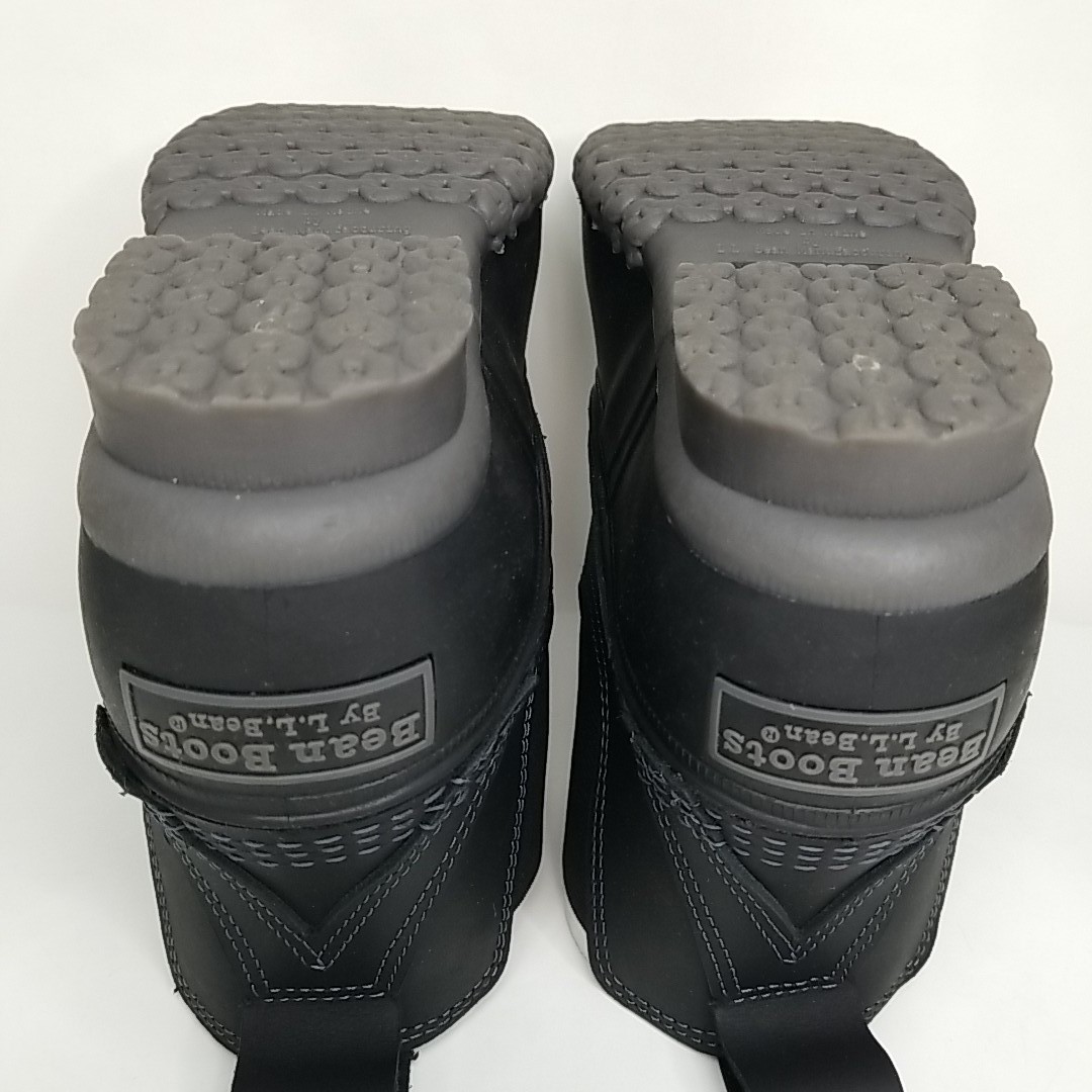 Bean Boots By LL Bean 6.5″ Chelsea Duck Rain Boots Women’s sz 9 M Black Leather