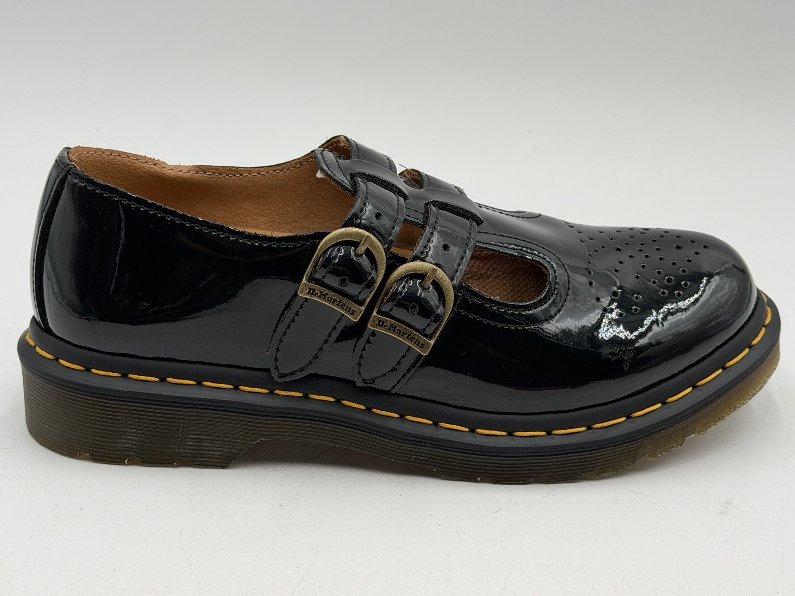 New Dr. Martens SZ 8 Mary Jane 8065 Patent Leather Casual Shoes Women’s BLACK