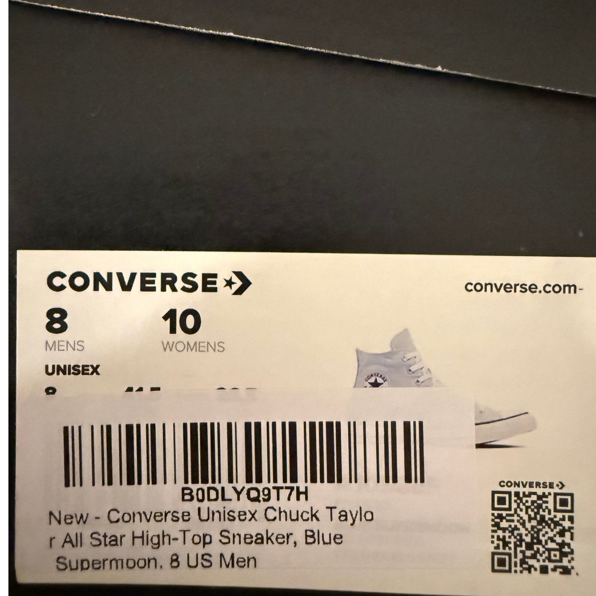 NEW Converse Chuck Taylor All Star Hi A10535F Blue Men’s 8 / Women’s 10