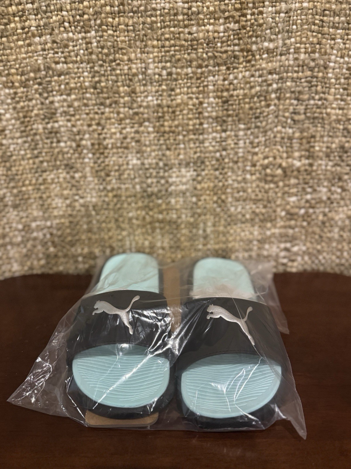 BRAND NEW Puma Cool Cat Slide 2.0 TEAL AND BLUE 371013-12 SIZE 6