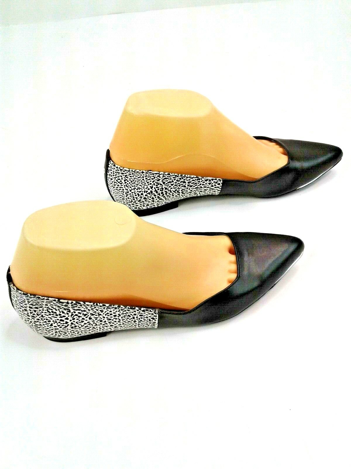 Circus by Sam Edelman Womens Black and White Flats Slip-ons Shoes Sz 6 M EUR 36