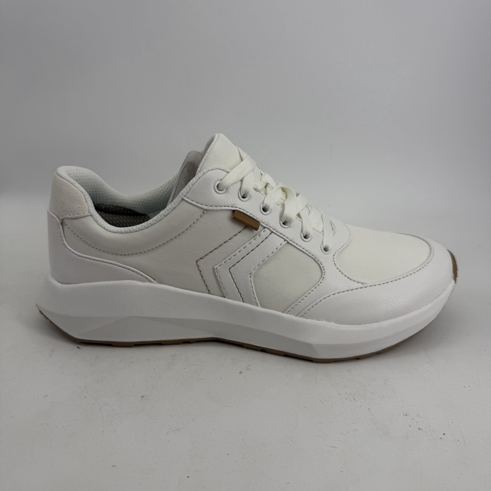 Dr. Scholl’s Womens Hannah Retro Fashion Sneakers White Size 9.5 Odor Control