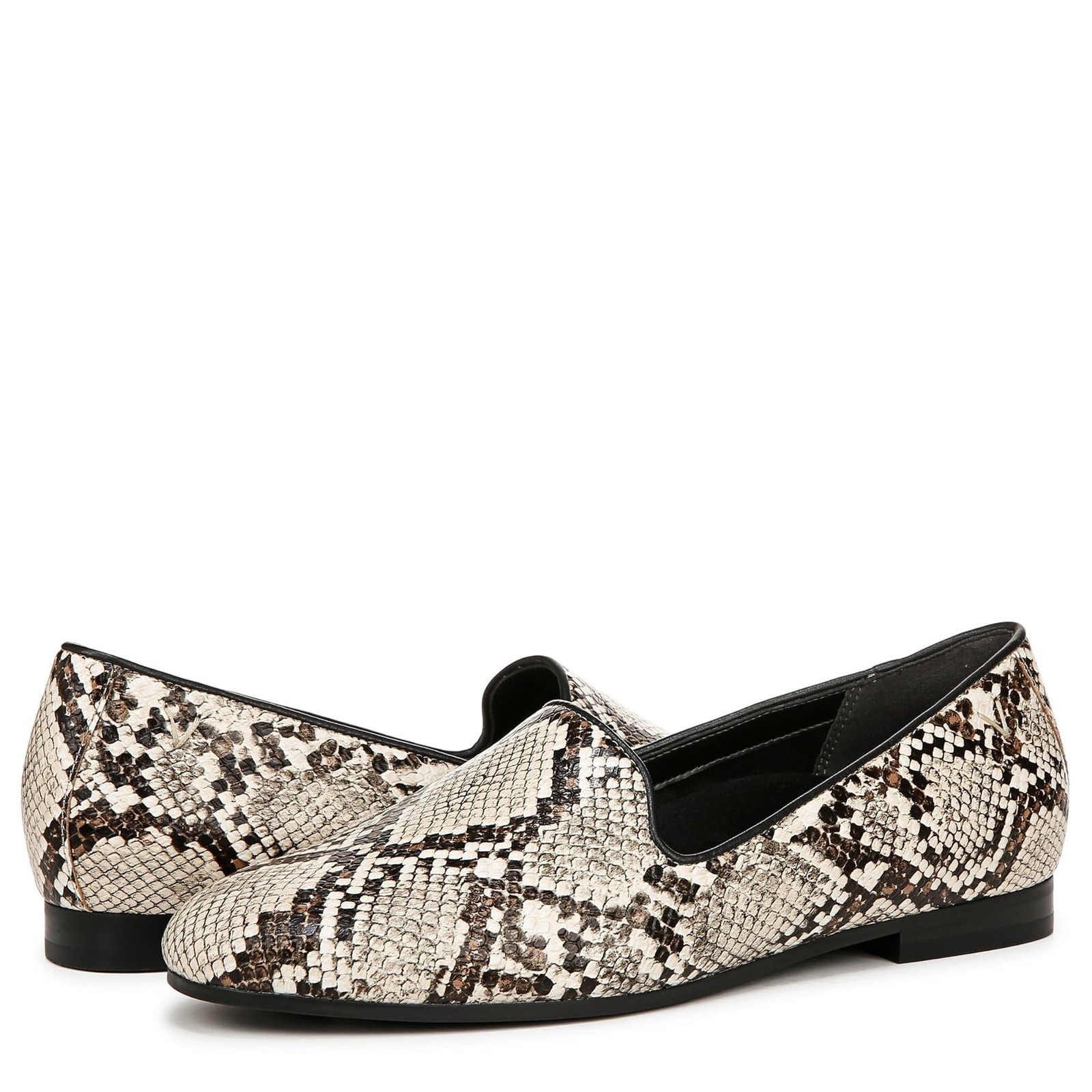Vionic Womens Willa II Slip-Ons Ivory Multi Leather 6.5 M