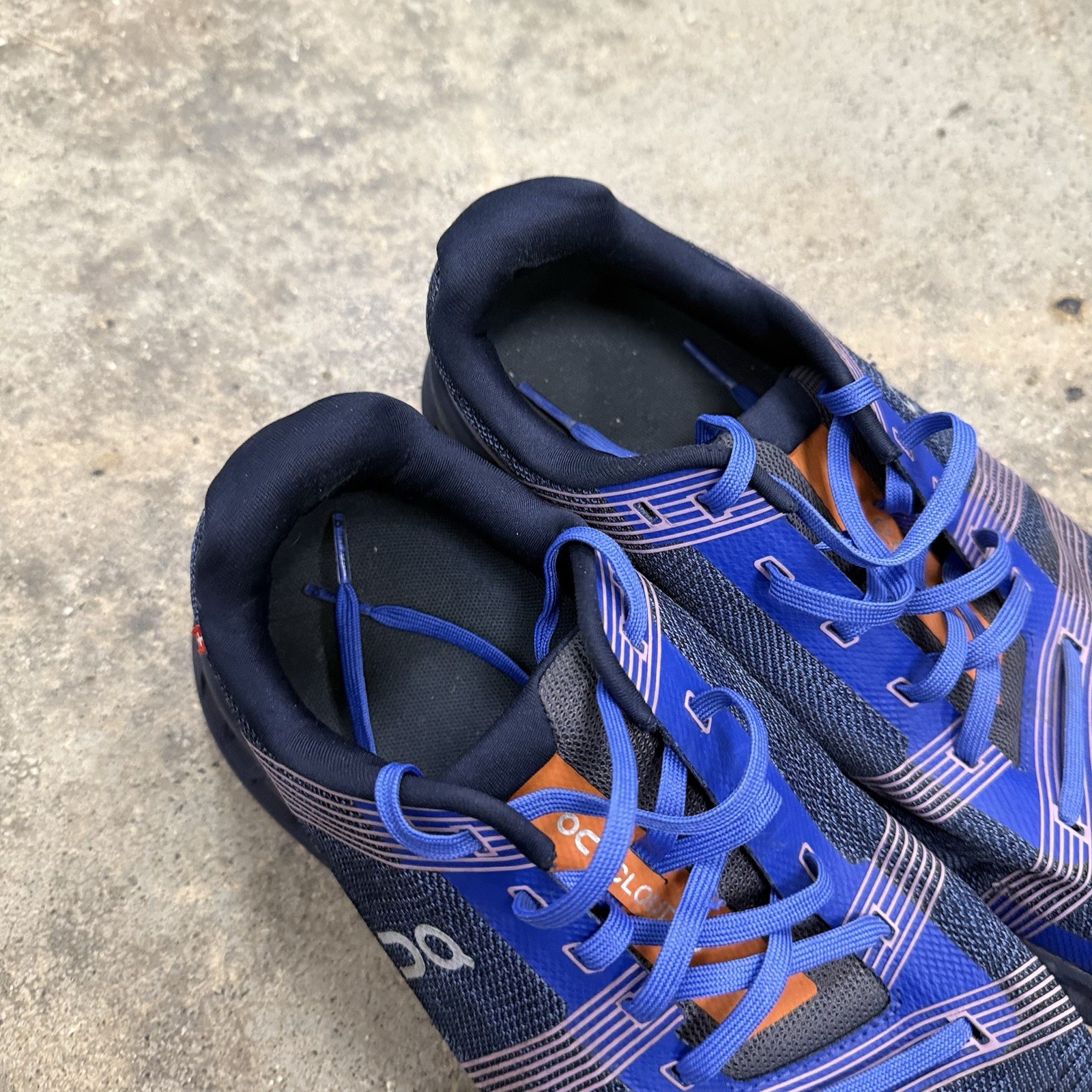 On Cloud Cloudgo Sneakers Shoes Indigo 55.98233 Womens Size 10.5 *SMALL RIPS*