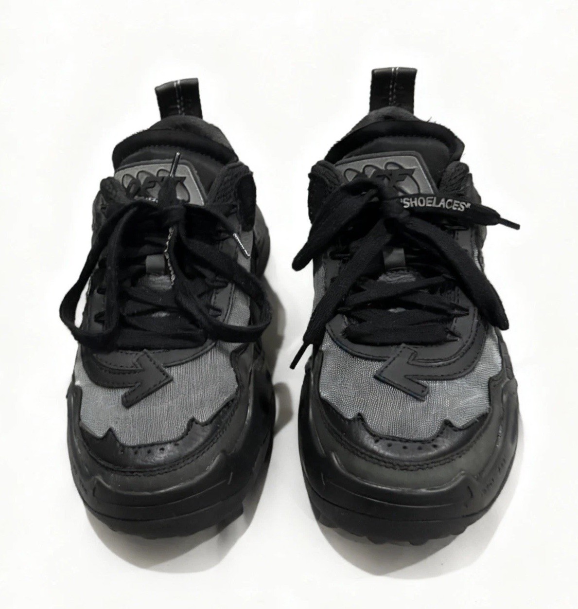 Off-White Odsy-1000 Women’s Size 6 Black Grey Designer Sneakers