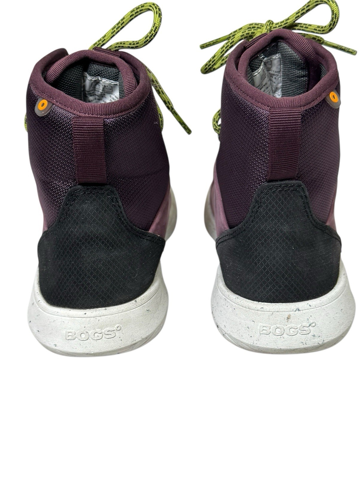 BOGS Juniper Boots Women’s Size 8.5M Plum Purple Waterproof Steel Toe