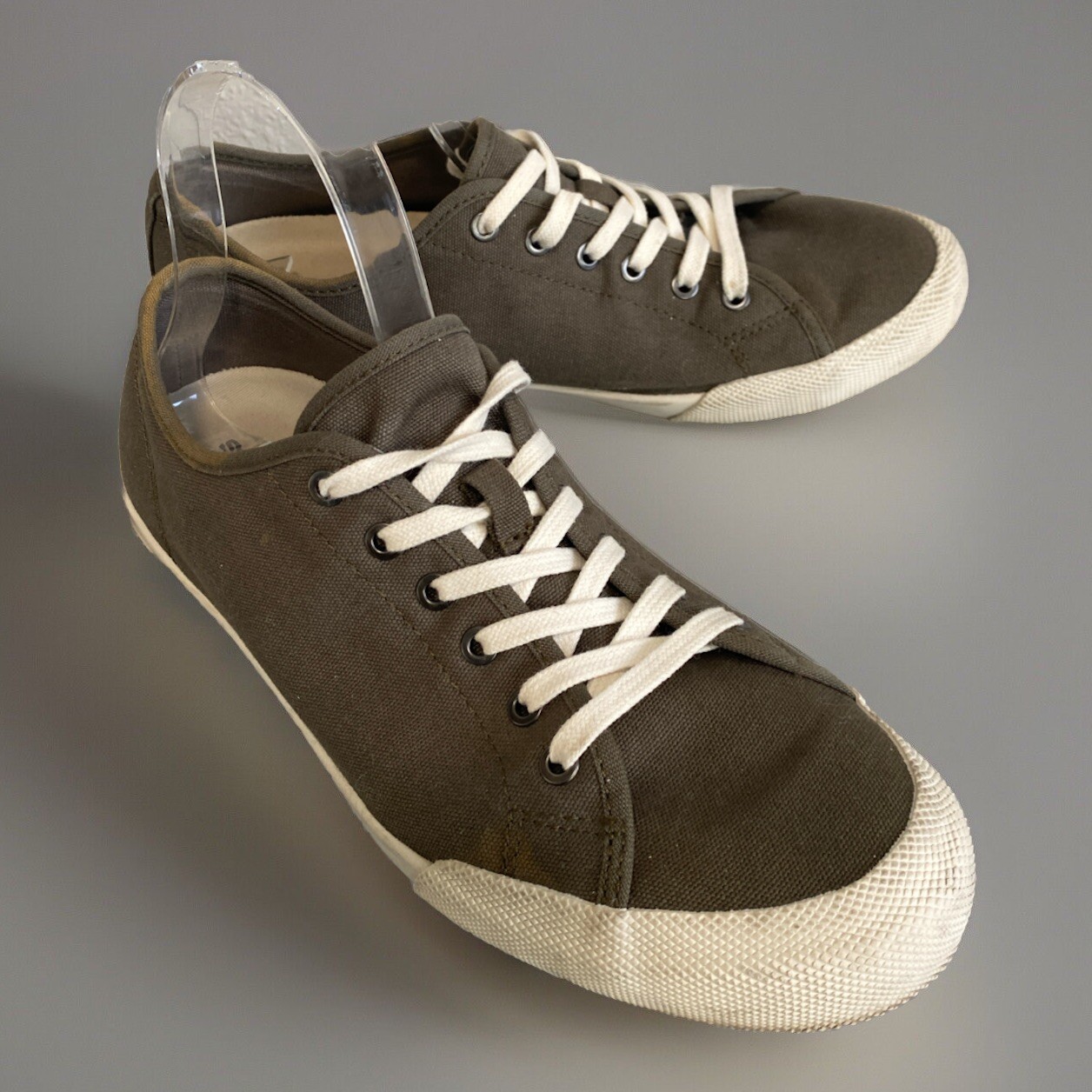SeaVees Women’s 9.5 Monterey Platform Sneakers GreenGray Lace Up Shoes