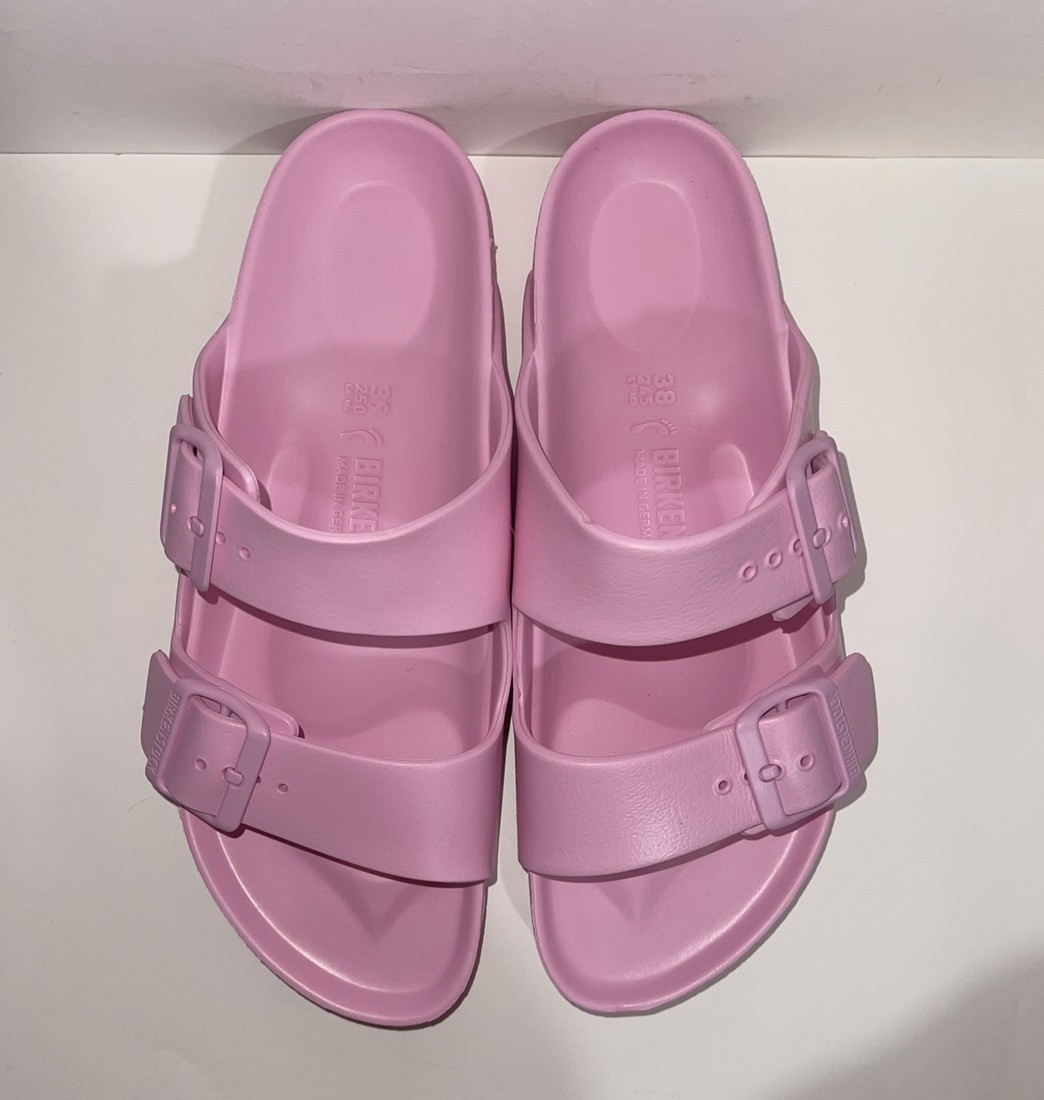 Birkenstock Arizona EVA Fondant Pink Mismatched Sandals Women’s Left 7 Right 8
