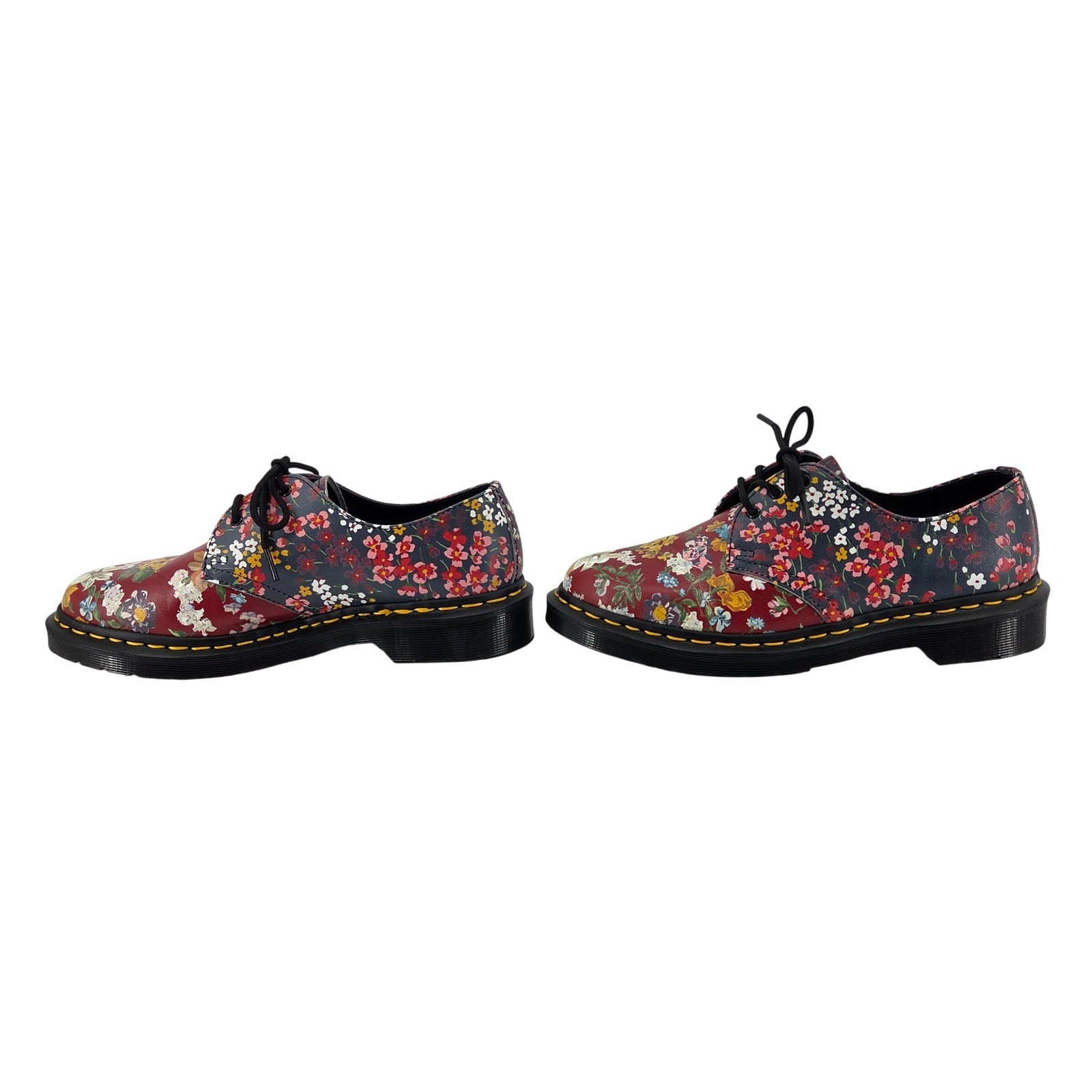 Dr. Martens 1461 Floral Clash Oxford Shoes Multicolor Wanderlust Leather Boho 8
